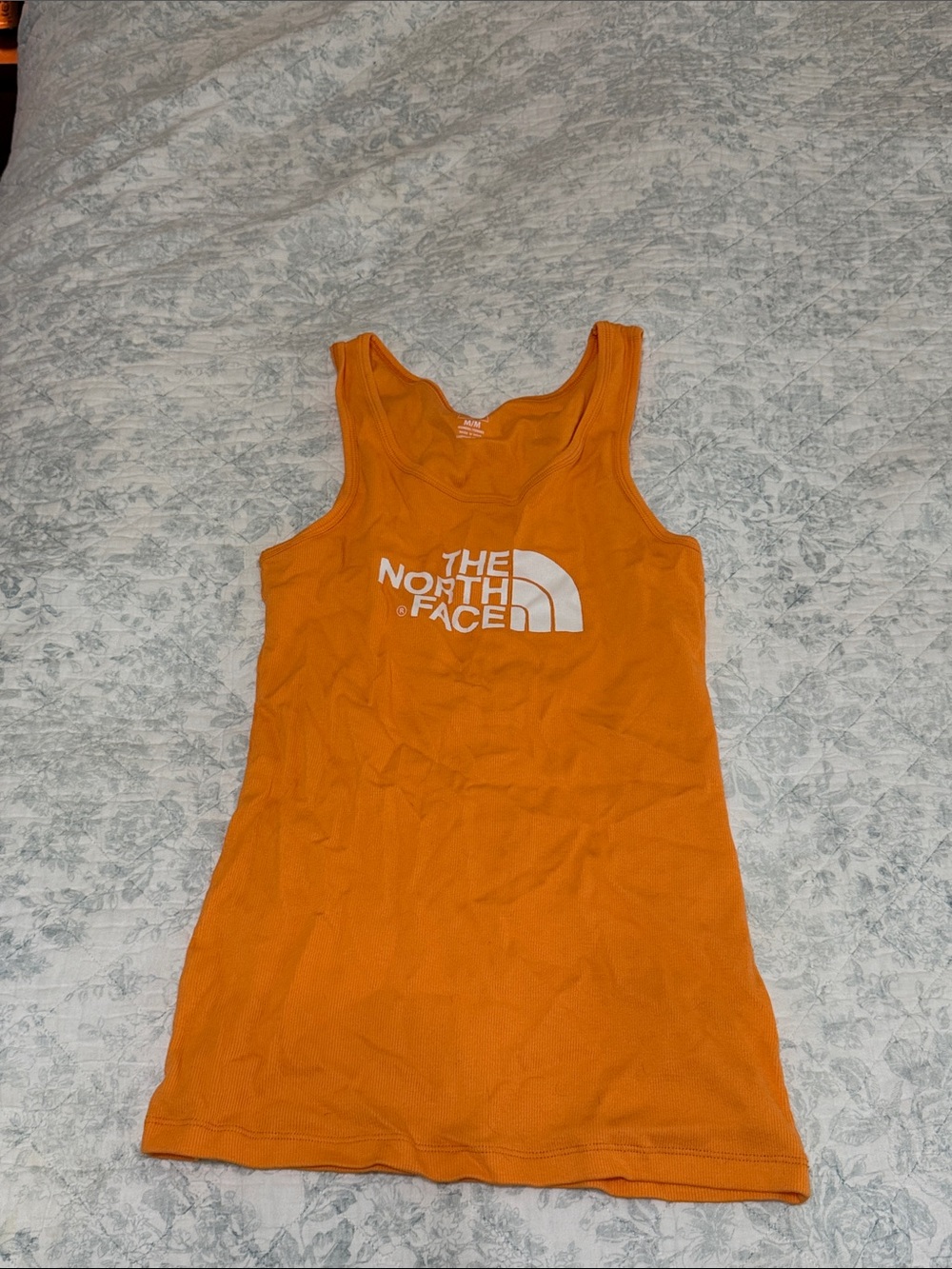 The North Face Orange Logo Tank Top